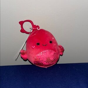 Small Lobster Squishmallow Keychain  (Barella)